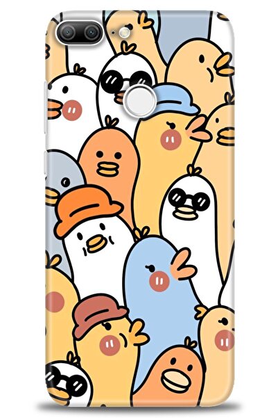 Rulet Aksesuar غطاء متوافق مع هاتف هواوي هونر 9 لايت HD مطبوع - غطاء سيليكون ...