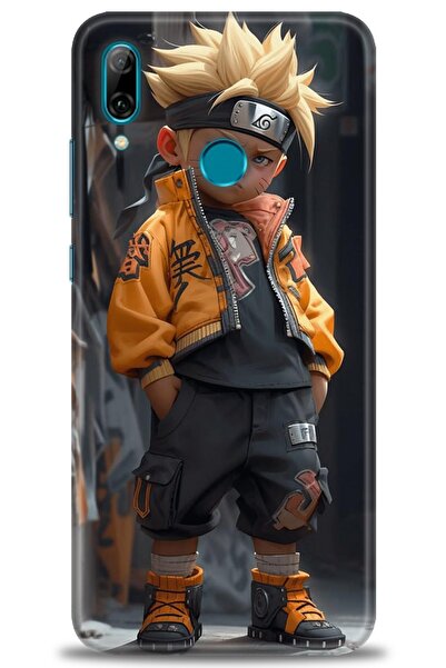 Rulet Aksesuar حافظة متوافقة مع هاتف هواوي بي سمارت 2019 HD مطبوع + واقي شاشة...