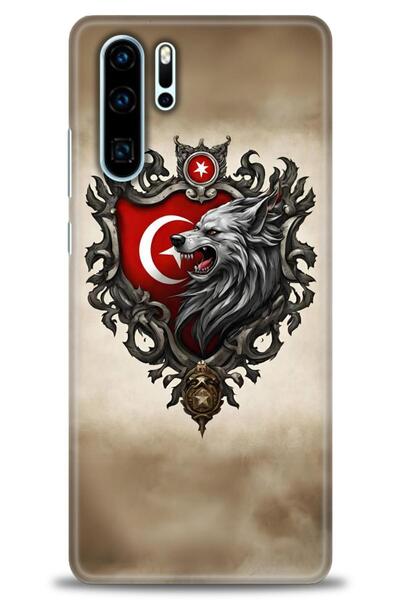 Rulet Aksesuar غطاء متوافق مع هاتف هواوي P30 Pro HD مطبوع - غطاء سيليكون بتصم...