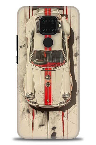 Rulet Aksesuar غطاء متوافق مع هاتف هواوي ميت 30 لايت HD مطبوع - غطاء سيليكون ...