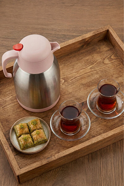 Penguen 2 Litre Paslanmaz Çelik Çay Termosu - 12 Saat Sıcak - Sürahi Termos -BPA Free