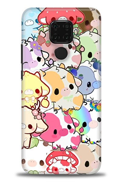 Rulet Aksesuar غطاء متوافق مع هاتف هواوي ميت 30 لايت HD مطبوع - غطاء سيليكون ...