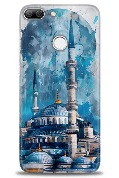 Rulet Aksesuar غطاء متوافق مع هاتف هواوي هونر 9 لايت HD مطبوع - غطاء سيليكون ...