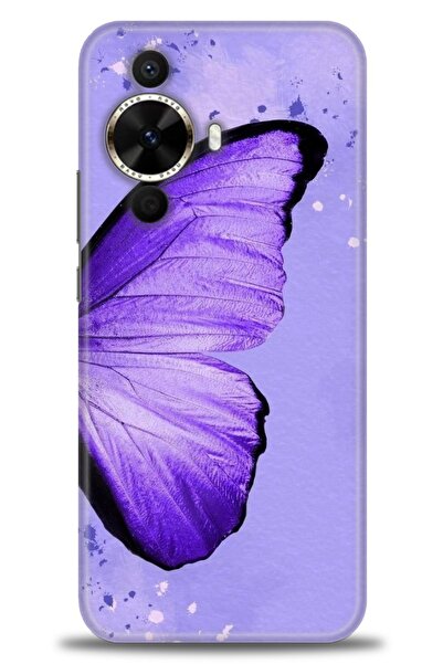 Rulet Aksesuar غطاء متوافق مع هاتف هواوي نوفا 12S HD مطبوع - غطاء سيليكون مصم...