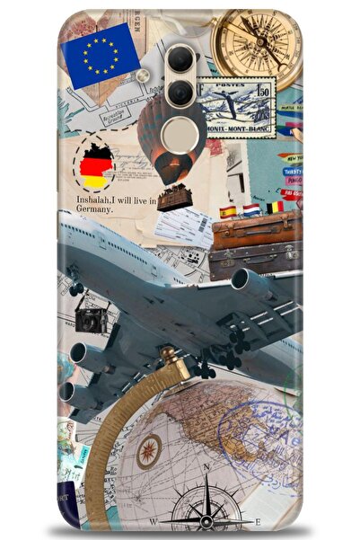 Rulet Aksesuar غطاء متوافق مع هاتف هواوي ميت 20 لايت HD مطبوع - غطاء سيليكون ...