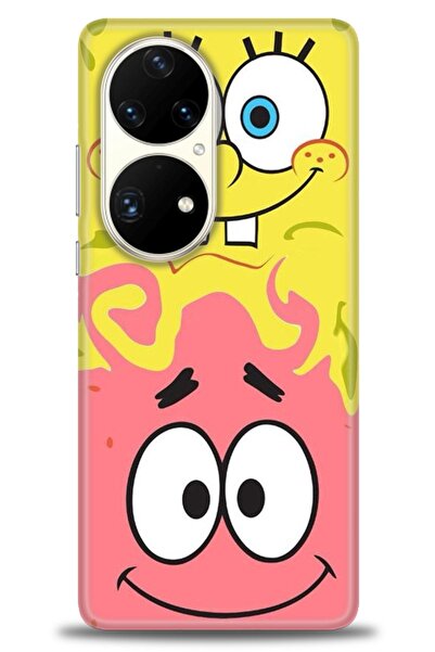 Rulet Aksesuar غطاء متوافق مع هاتف هواوي P50 Pro HD مطبوع - غطاء سيليكون مصمم...