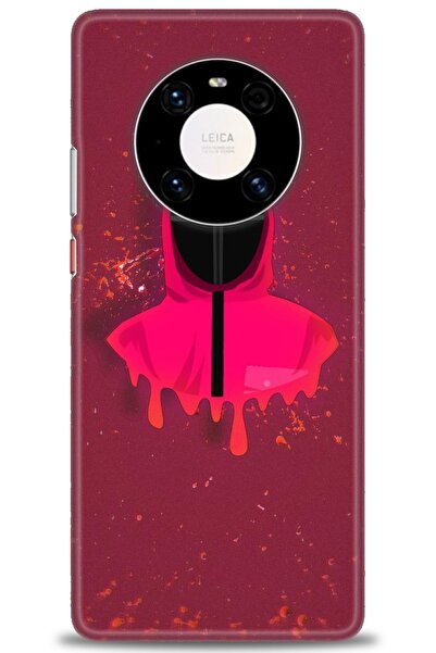 Rulet Aksesuar غطاء متوافق مع هاتف هواوي ميت 40 برو HD مطبوع - غطاء سيليكون م...