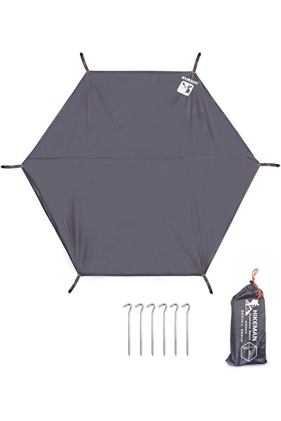 HIKEMAN Camping Tarp Tent Footprint - Multi-Purpose Waterproof Outdoor Groundsheet, Hexagon Ground C