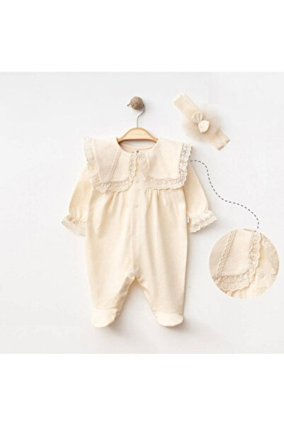 Işıl Baby Lace Collar Detailed Jumpsuit