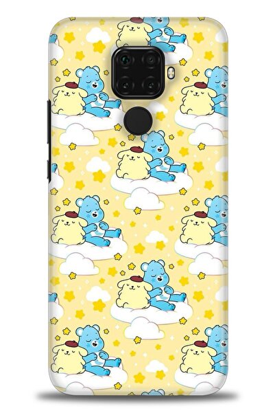 Rulet Aksesuar غطاء متوافق مع هاتف هواوي ميت 30 لايت HD مطبوع - غطاء سيليكون ...