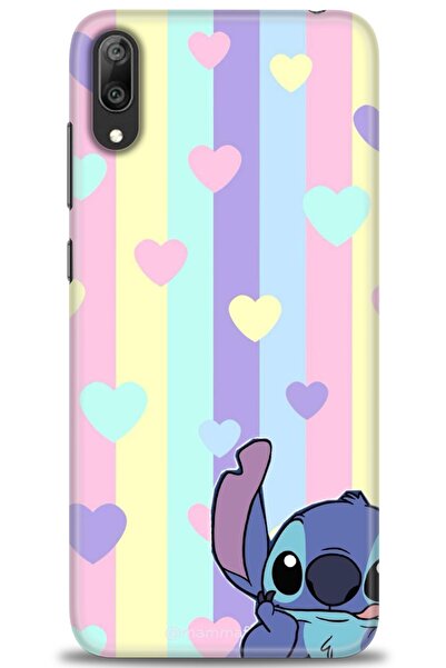 Rulet Aksesuar غطاء متوافق مع هاتف هواوي Y7 برايم 2019 HD مطبوع - غطاء سيليكو...