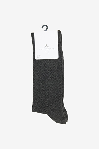 ALTINYILDIZ CLASSICS Men's Anthracite Patterned Single Socks