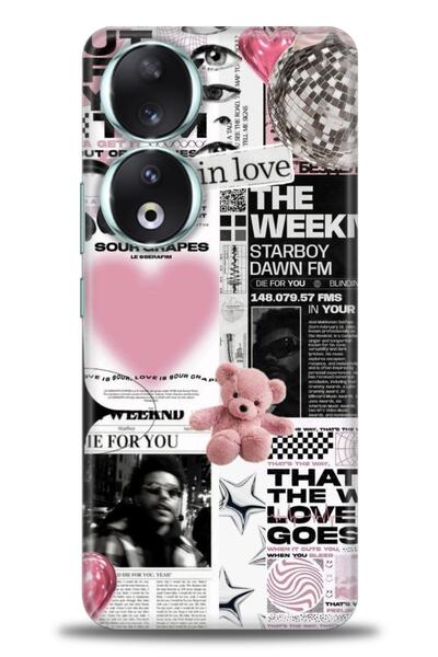 Rulet Aksesuar غطاء متوافق مع هاتف هواوي هونر مطبوع HD - غطاء سيليكون مصمم - 204