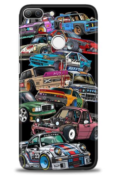 Rulet Aksesuar غطاء متوافق مع هاتف هواوي هونر 9 لايت HD مطبوع - غطاء سيليكون ...