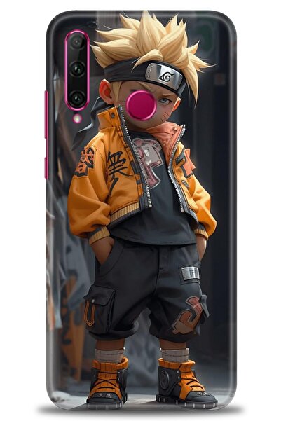 Rulet Aksesuar غطاء متوافق مع هاتف هواوي هونر 20 لايت HD مطبوع - غطاء سيليكون...