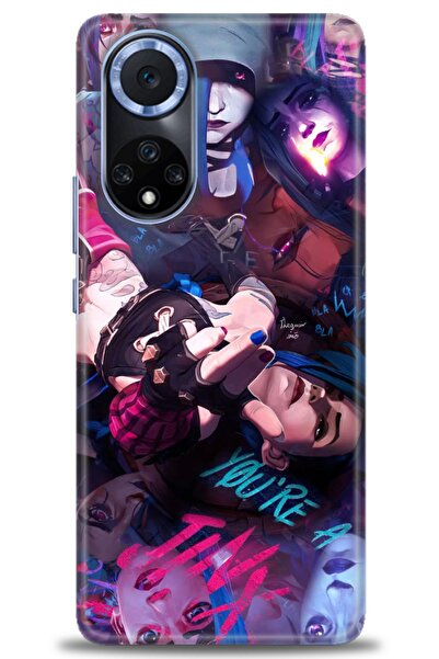 Rulet Aksesuar غطاء متوافق مع هاتف هواوي هونر مطبوع HD - غطاء سيليكون مصمم - 278