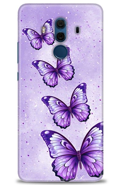 Rulet Aksesuar غطاء متوافق مع هاتف هواوي ميت 10 برو HD مطبوع - غطاء سيليكون م...