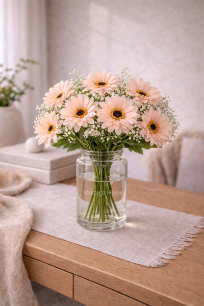 Mottogo Artificial Star Flower Bunch – Decorative Artificial Flower