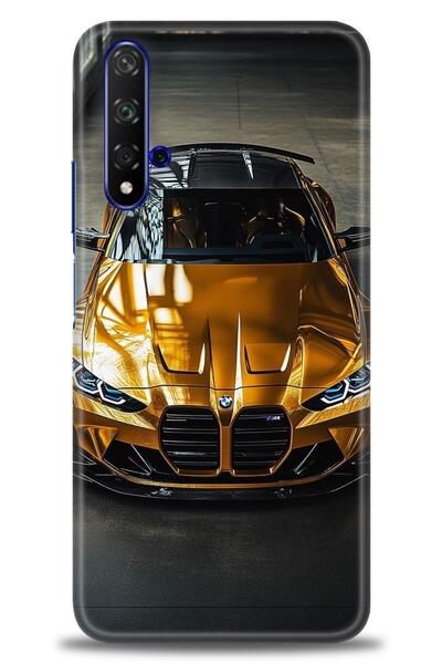 Rulet Aksesuar حافظة متوافقة مع هاتف هواوي هونر مطبوع HD 20 + واقي شاشة سيرام...