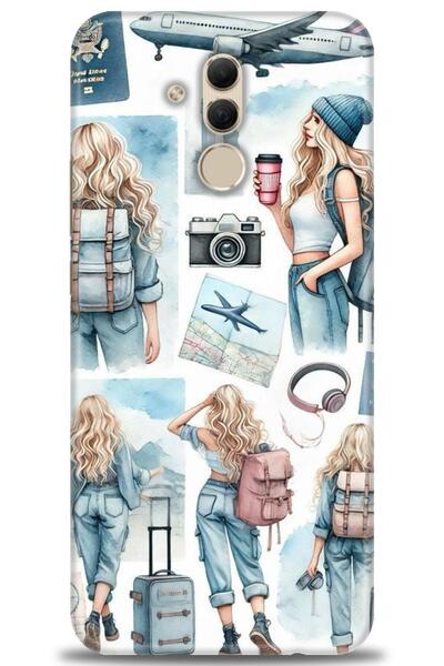 Rulet Aksesuar غطاء متوافق مع هاتف هواوي ميت 20 لايت HD مطبوع - غطاء سيليكون ...