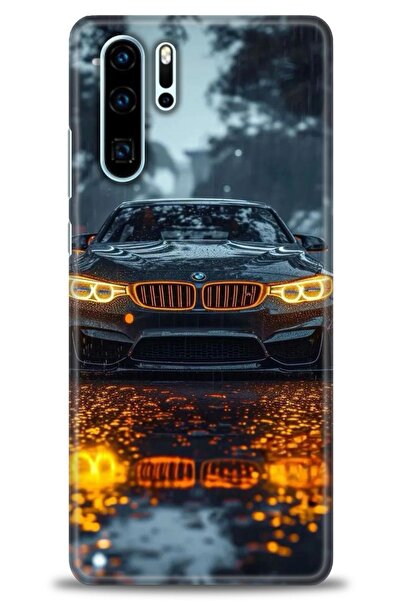 Rulet Aksesuar Huawei P30 Pro Uyumlu Kılıf HD Baskılı Kapak - Tasarım Silikon...