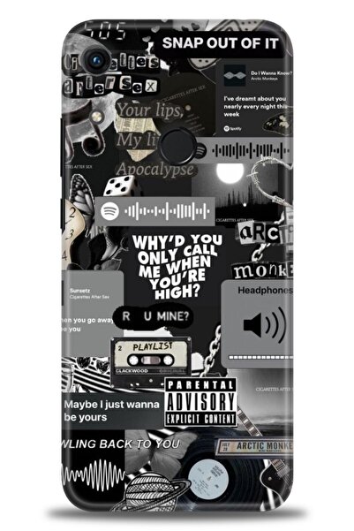 Rulet Aksesuar غطاء متوافق مع هاتف هواوي هونر 8A HD مطبوع + واقي شاشة سيراميك...