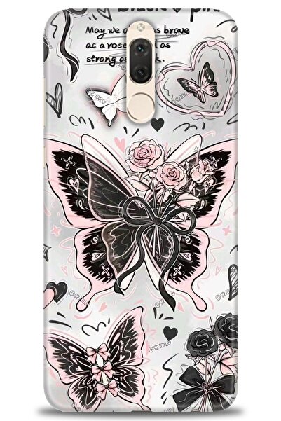 Rulet Aksesuar غطاء متوافق مع هاتف هواوي ميت 10 لايت HD مطبوع - غطاء سيليكون ...