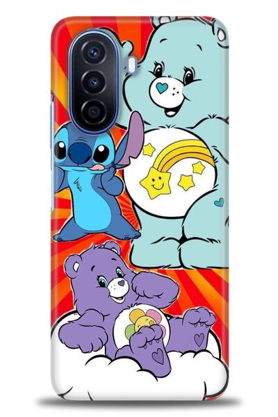 Rulet Aksesuar غطاء متوافق مع هاتف هواوي نوفا Y70 HD مطبوع - غطاء سيليكون مصم...