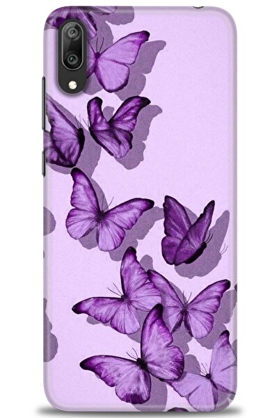 Rulet Aksesuar غطاء متوافق مع هاتف هواوي Y7 برايم 2019 HD مطبوع - غطاء سيليكو...