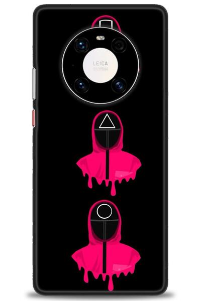 Rulet Aksesuar غطاء متوافق مع هاتف هواوي ميت 40 برو HD مطبوع - غطاء سيليكون م...