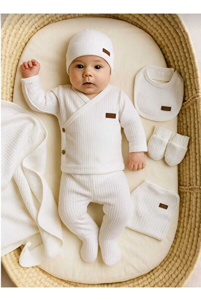 Kidzes Raporlu Kız&Erkek Bebek Yeni Doğan-Hastane Çıkışı 7'liSet (Battaniye D...