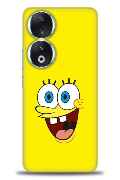 Rulet Aksesuar غطاء متوافق مع هاتف هواوي هونر 90 HD مطبوع + واقي شاشة سيراميك...