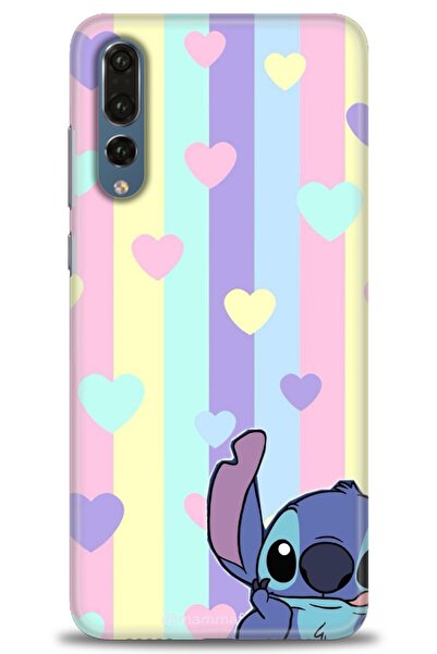 Rulet Aksesuar حافظة متوافقة مع هاتف هواوي P20 Pro HD مطبوع + واقي شاشة سيرام...