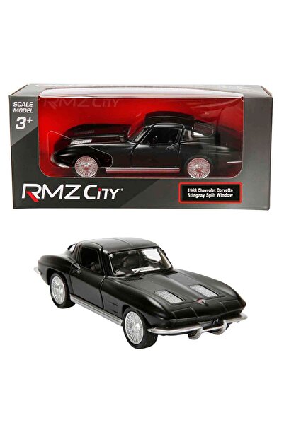RMZ City نموذج سيارة دايكاست من السلسلة الداكنة بمقياس 1:32 - شيفروليه كورفيت...
