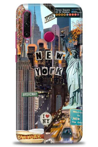 Rulet Aksesuar غطاء متوافق مع هاتف هواوي هونر 20 لايت HD مطبوع - غطاء سيليكون...