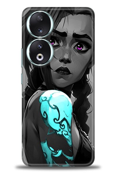 Rulet Aksesuar غطاء متوافق مع هاتف هواوي هونر مطبوع HD - غطاء سيليكون مصمم - 279