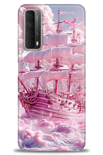 Rulet Aksesuar حافظة متوافقة مع هاتف هواوي بي سمارت 2021 HD مطبوع + واقي شاشة...