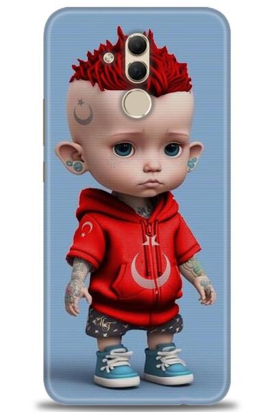 Rulet Aksesuar غطاء متوافق مع هاتف هواوي ميت 20 لايت HD مطبوع - غطاء سيليكون ...