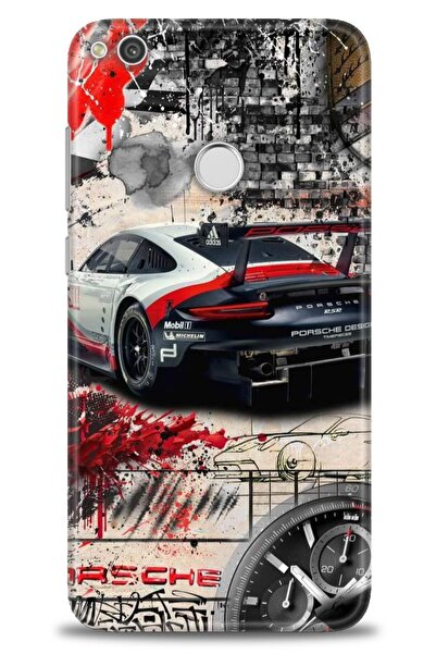 Rulet Aksesuar غطاء متوافق مع هاتف هواوي P9 لايت 2017 HD مطبوع - غطاء سيليكون...