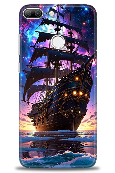 Rulet Aksesuar غطاء متوافق مع هاتف هواوي هونر 9 لايت HD مطبوع - غطاء سيليكون ...