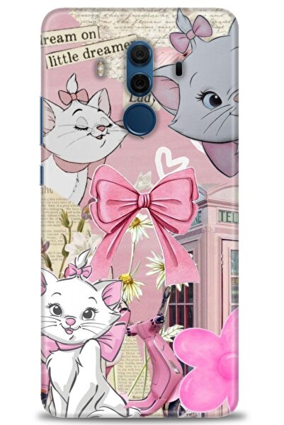 Rulet Aksesuar غطاء متوافق مع هاتف هواوي ميت 10 برو HD مطبوع - غطاء سيليكون م...