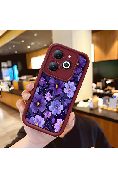 Hontinga حافظة هاتف ملونة على شكل قلب من مادة السيليكون المتوافقة مع هاتف Inf...