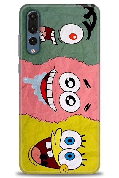 Rulet Aksesuar غطاء متوافق مع هاتف هواوي P20 برو HD مطبوع + واقي شاشة سيراميك...