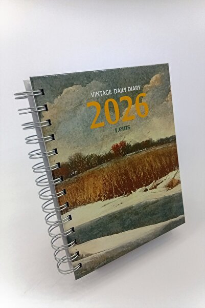 Lems 2026 Daily Agenda Hardcover Vintage
