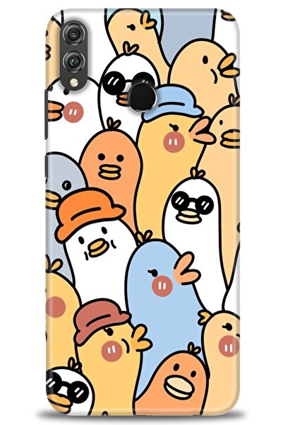 Rulet Aksesuar غطاء متوافق مع هاتف هواوي هونر 8X HD مطبوع - غطاء سيليكون مصمم...