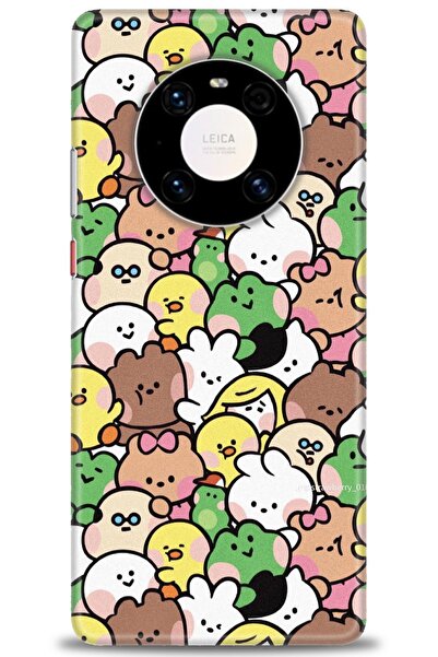 Rulet Aksesuar غطاء متوافق مع هاتف هواوي ميت 40 برو HD مطبوع - غطاء سيليكون م...