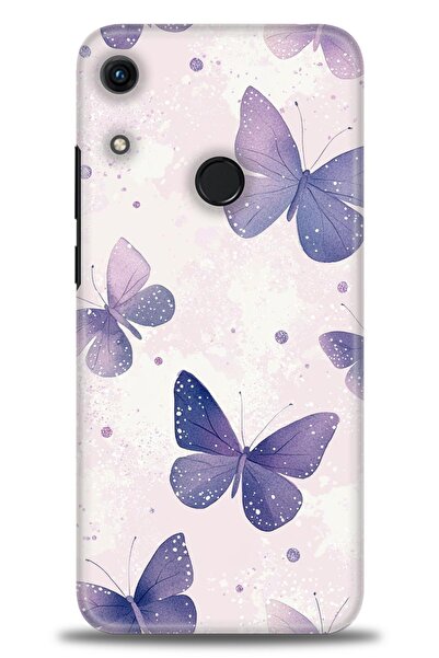 Rulet Aksesuar غطاء متوافق مع هاتف هواوي هونر 8A HD مطبوع - غطاء سيليكون بتصم...