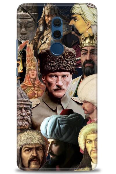 Rulet Aksesuar غطاء متوافق مع هاتف هواوي ميت 10 برو HD مطبوع - غطاء سيليكون م...