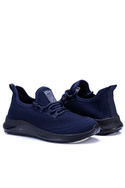l lugshoes ayakkabı حذاء رياضي تريكو للجنسين باللون الأزرق الداكن، حذاء رياضي...