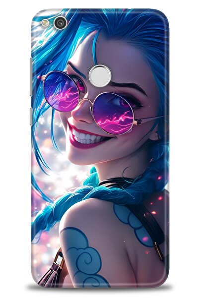 Rulet Aksesuar حافظة متوافقة مع هاتف هواوي P9 لايت 2017 HD مطبوع + واقي شاشة ...